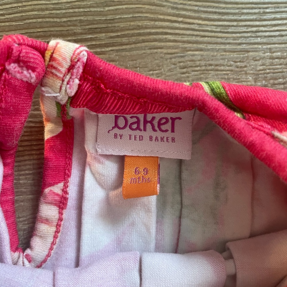 Floral 6-9 month dress - Picture 3 of 4